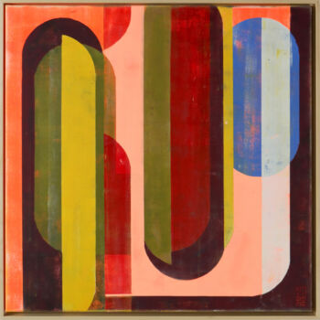 Peinture intitulée "Traffic Full Color…" par Ronald Hunter, Œuvre d'art originale, Acrylique Monté sur Châssis en bois