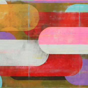 Malerei mit dem Titel "Traffic Full Color…" von Ronald Hunter, Original-Kunstwerk, Acryl