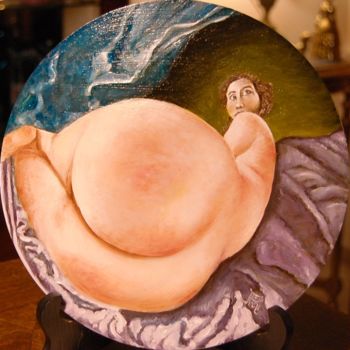 Картина под названием ""Een sensueel aanzo…" - Ronald Van Genechten, Подлинное произведение искусства, Масло