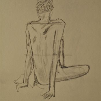 Desenho intitulada "Esquisse 3" por Ronan Le Morvan, Obras de arte originais, Lápis