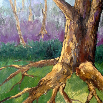 Painting titled "Deeply Rooted" by Ronda Richley, Original Artwork, Other
