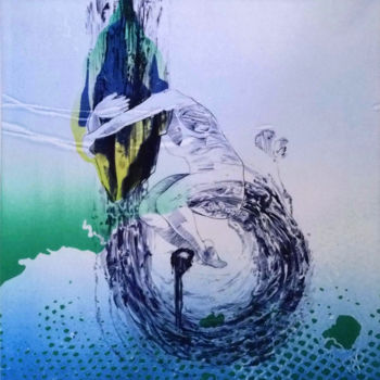 Εκτυπώσεις & Χαρακτικά με τίτλο "femme de glace 2" από Rong Guo, Αυθεντικά έργα τέχνης, Χαρακτική