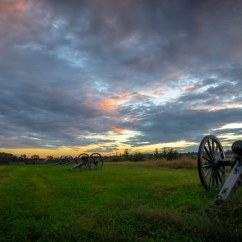 Photography titled "Gettysburg at Dawn" by Ronald Santini, Original Artwork