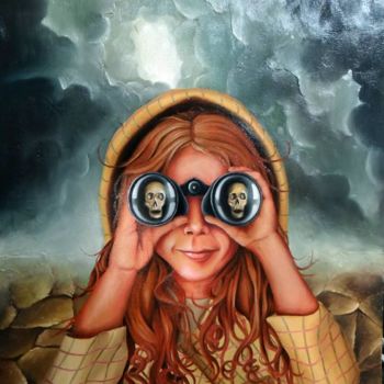 Painting titled "The Seer" by Rony Krambeck, Original Artwork