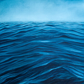 Картина под названием "Tranquility" - Rony Raphael, Подлинное произведение искусства, Масло