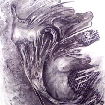 Dessin intitulée ""La bêbête à vénus.…" par Jocelyne Ropert, Œuvre d'art originale