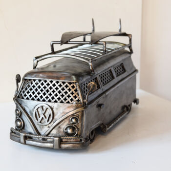 "VW Combi T1 1960" başlıklı Heykel Roque Alaniz tarafından, Orijinal sanat, Metaller