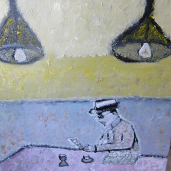 "Fernando Pessoa" başlıklı Tablo Rosa Maria Duarte tarafından, Orijinal sanat, Petrol