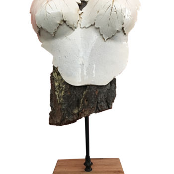 Sculptuur getiteld "Fusione" door Rosa-Terra By Rosanna, Origineel Kunstwerk, Keramiek