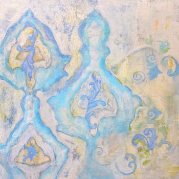 Pittura intitolato "O Azulejar" da Rosa Hollmann, Opera d'arte originale, Acrilico