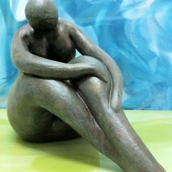 Sculpture intitulée "La pause" par Rosalie C, Œuvre d'art originale