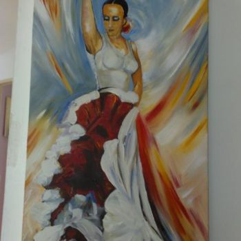 Painting titled "Sévillane" by Rosalie C, Original Artwork