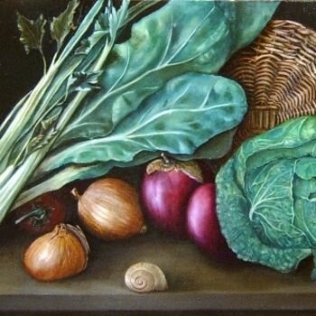 Pintura titulada "Vegetariana" por Altini, Obra de arte original