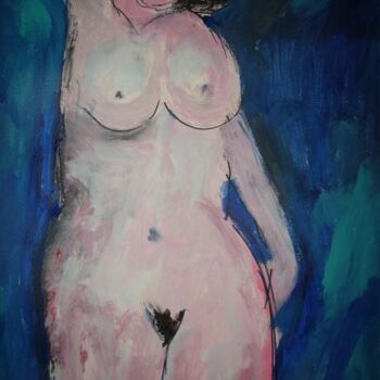 Painting titled "Artistic Nude - Wom…" by Rosangela Scheithauer, Original Artwork