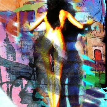 Arte digitale intitolato "Donne a colori" da Coros, Opera d'arte originale, Pittura digitale