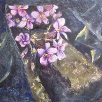 Pintura titulada "Flores de macachín" por Rosario De Mattos, Obra de arte original, Oleo