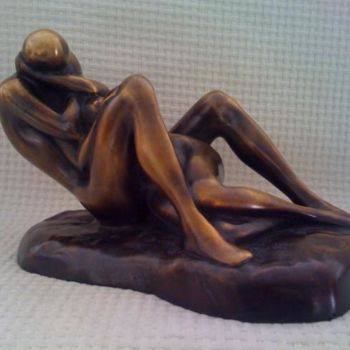 Sculpture titled "COUPLE  ALLONGE" by Rosario, Original Artwork