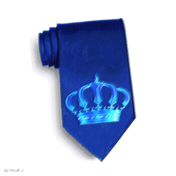 Цифровое искусство под названием "Blue Tie Kings: A S…" - Rose Marinelli, Подлинное произведение искусства, 2D Цифровая Рабо…
