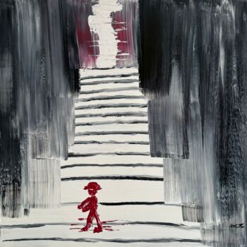 Pintura titulada "Apres la chute, dev…" por Rose Mary Vallas, Obra de arte original, Acrílico Montado en Bastidor de camilla…