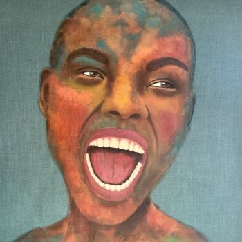 Pintura titulada "FREEDOM" por Rose Soria, Obra de arte original, Acrílico Montado en Bastidor de camilla de madera