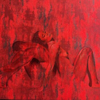 Peinture intitulée "Soupçon d'Amour" par Rose Soria, Œuvre d'art originale, Acrylique Monté sur Châssis en bois