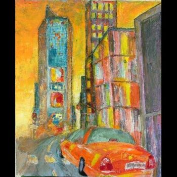 Pintura titulada "La rue de tous les…" por Rosedingue, Obra de arte original