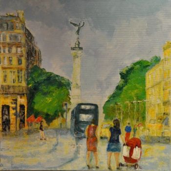 Painting titled "Quartier Tourny col…" by Rosedingue, Original Artwork