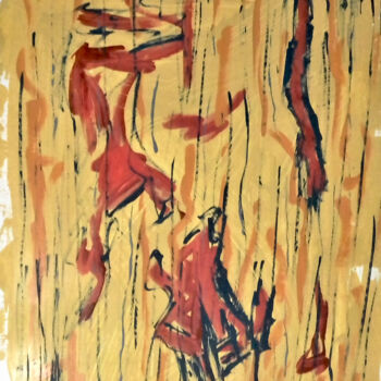 Pittura intitolato "Rio Seco" da Roseli Franco, Opera d'arte originale, Acrilico