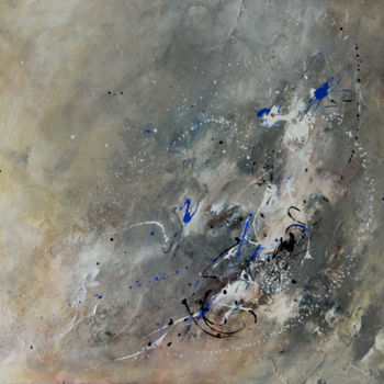 Peinture intitulée "cosmos-100-x-100-cm…" par Roseline Al Oumami, Œuvre d'art originale, Acrylique