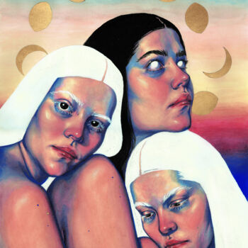 Malarstwo zatytułowany „El tiempo (es para…” autorstwa Roselin Estephanía, Oryginalna praca, Akwarela