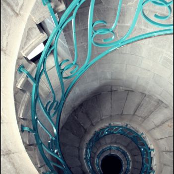 Pintura titulada "La spirale du phare…" por Roselyne Cusset, Obra de arte original