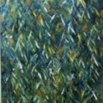 Painting titled "Cypress" by Rose Marie Colucci, Original Artwork, Oil