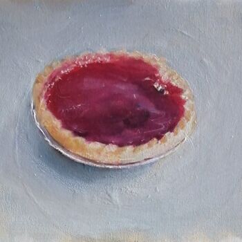 Pintura titulada "Jam tart" por Rosemary Burn, Obra de arte original, Oleo