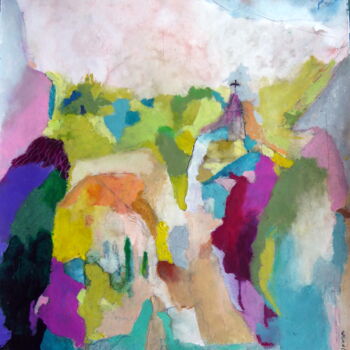Peinture intitulée "Playing with colors…" par Rosemay Dahan, Œuvre d'art originale, Acrylique
