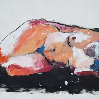 Картина под названием "Massive  Attack 2" - Rosemay Dahan, Подлинное произведение искусства, Акрил