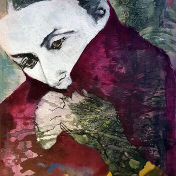 Картина под названием "Composition after A…" - Rosemay Dahan, Подлинное произведение искусства, Акрил