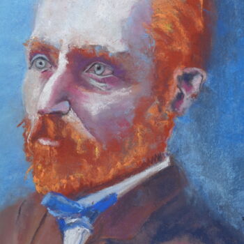 图画 标题为“Vincent Van Gogh” 由Rosemay Dahan, 原创艺术品, 粉彩