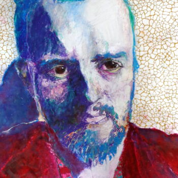 Schilderij getiteld "Paul Klee" door Rosemay Dahan, Origineel Kunstwerk, Pastel
