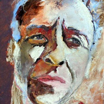 Painting titled "Nicolas De Staël" by Rosemay Dahan, Original Artwork, Pastel