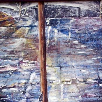Pintura intitulada "Terrassa." por Roser Caritx Vilaseca, Obras de arte originais