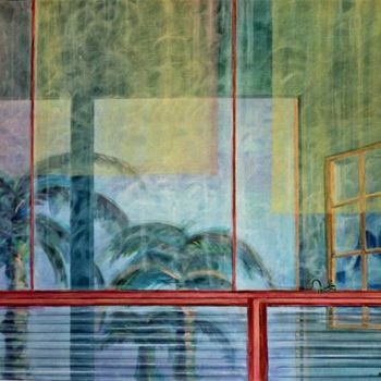 Ζωγραφική με τίτλο "finestra 2" από Roser Caritx Vilaseca, Αυθεντικά έργα τέχνης