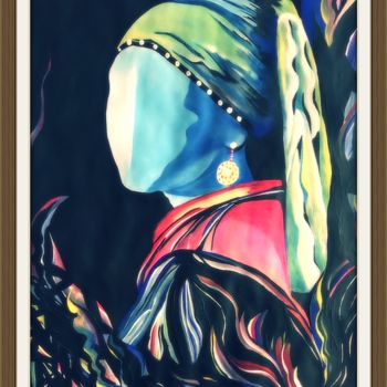 Pittura intitolato "Nell’ombra" da Rosesart, Opera d'arte originale, Acrilico