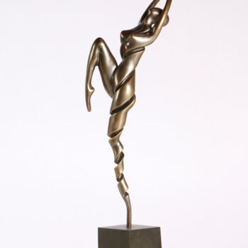 Скульптура под названием "Rodopio" - Rose Vic, Подлинное произведение искусства, Бронза