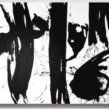 Pittura intitolato "Black 29x" da Rosi Roys, Opera d'arte originale, Acrilico