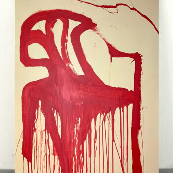 제목이 "Red chair 4"인 미술작품 Rosi Roys로, 원작, 아크릴