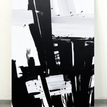 Peinture intitulée "Black 164c" par Rosi Roys, Œuvre d'art originale, Acrylique