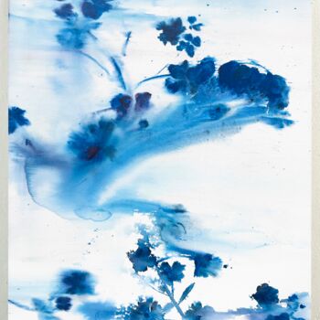 绘画 标题为“Blurred flower 6” 由Rosi Roys, 原创艺术品, 丙烯