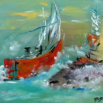 Painting titled "Armada" by Rosiane Priam, Original Artwork