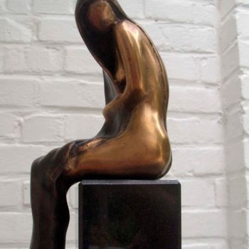 雕塑 标题为“De tentatie” 由Rosita Allinckx, 原创艺术品, 青铜