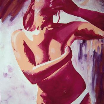 Pittura intitolato "nudo" da Anthea, Opera d'arte originale